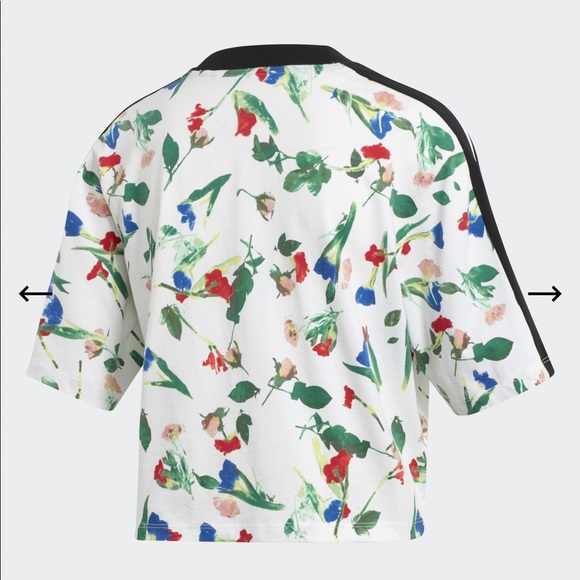 Adidas Floral Crop Top - Picture 8 of 12